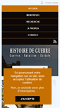 Mobile Screenshot of histoire-de-guerre.net